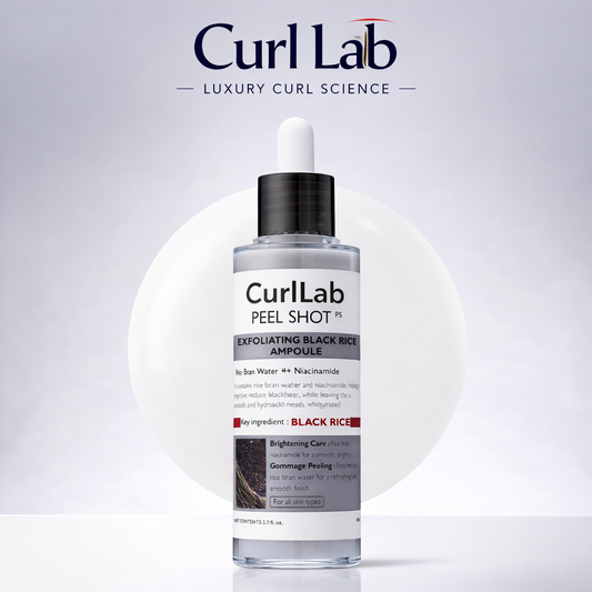 Curl Lab - Peel Shot Glow Black Rice Ampoule